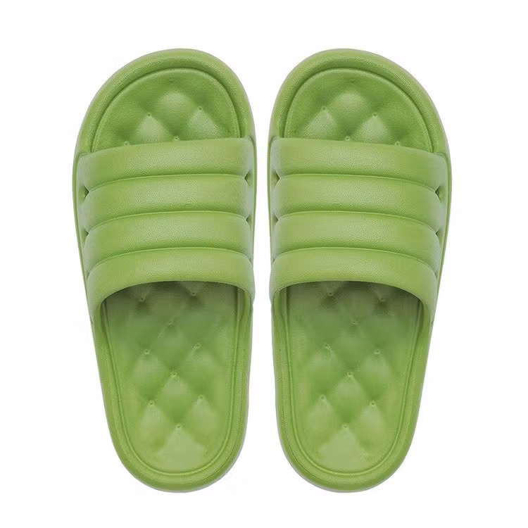 Comfortabele slippers (groen)