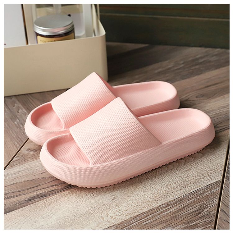 Zachte slippers (Roze)