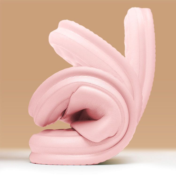 Zachte slippers (Roze)