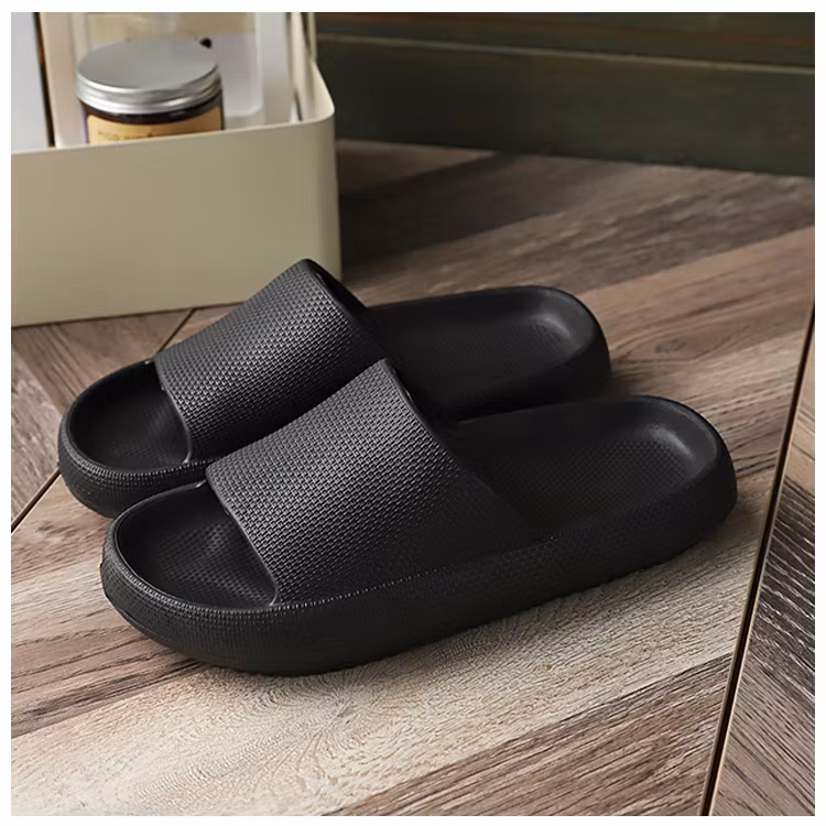 Schokabsorberende slippers (zwart)