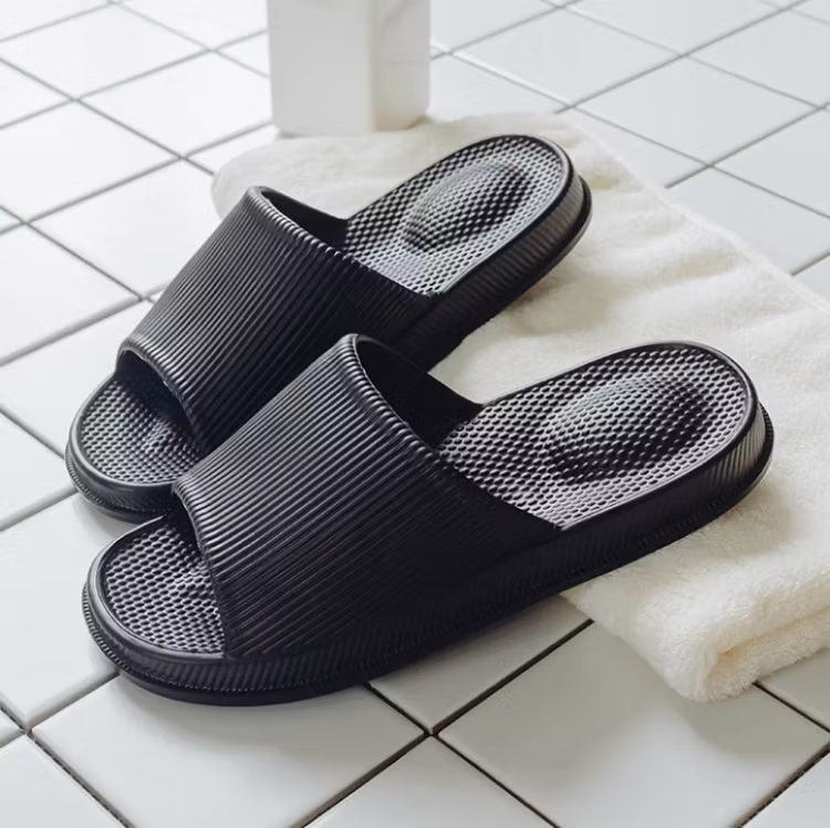 Hielslippers (zwart)