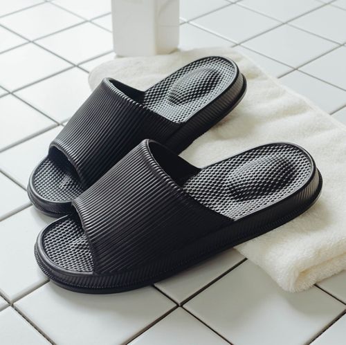 Hielslippers (zwart)