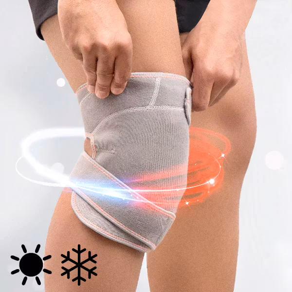 Verlicht kniepijn met warmte of koelte