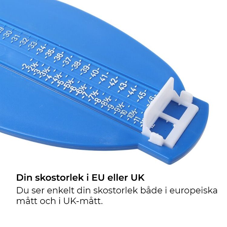 Voetmeter voor de correcte schoenmaat