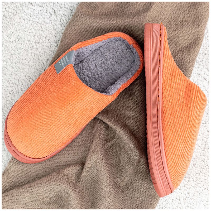 Warme pantoffels (oranje)