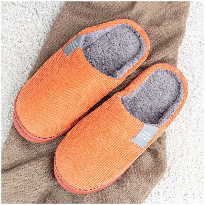Warme pantoffels (oranje)