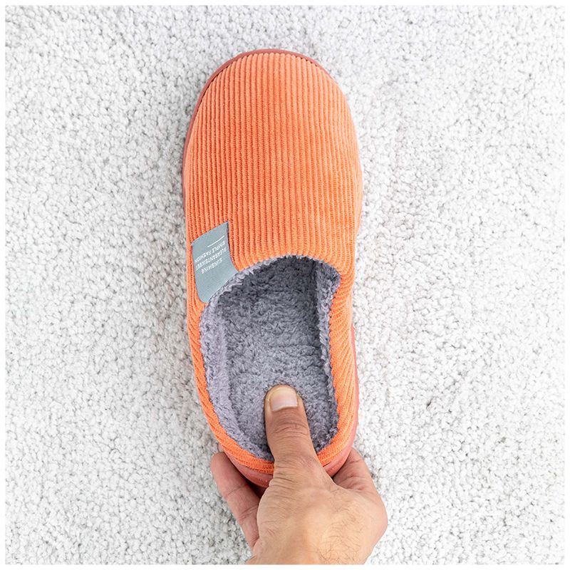 Warme pantoffels (oranje)
