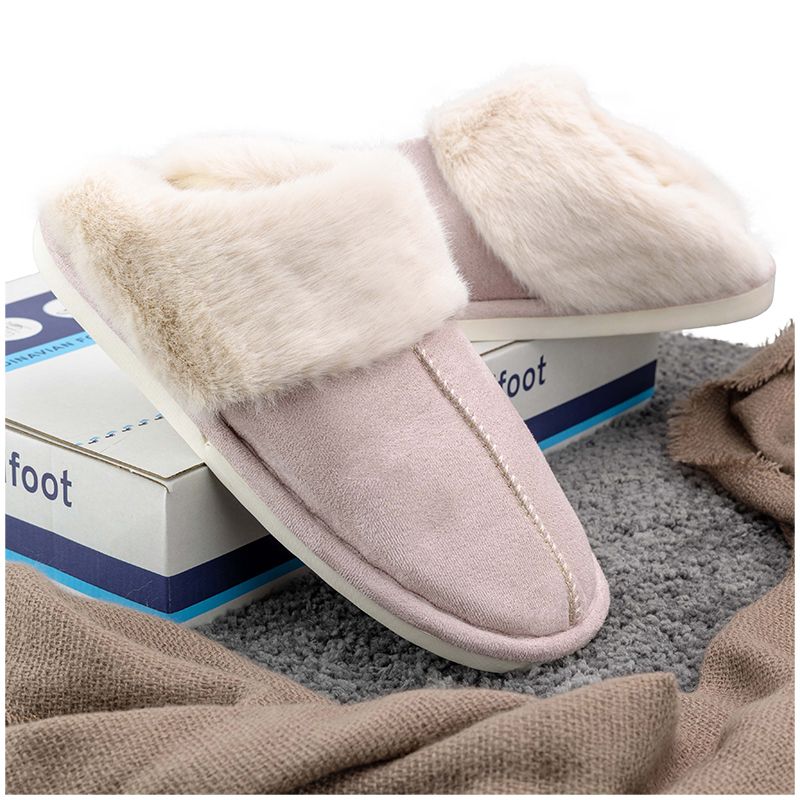 Gevoerde pantoffels (roze)