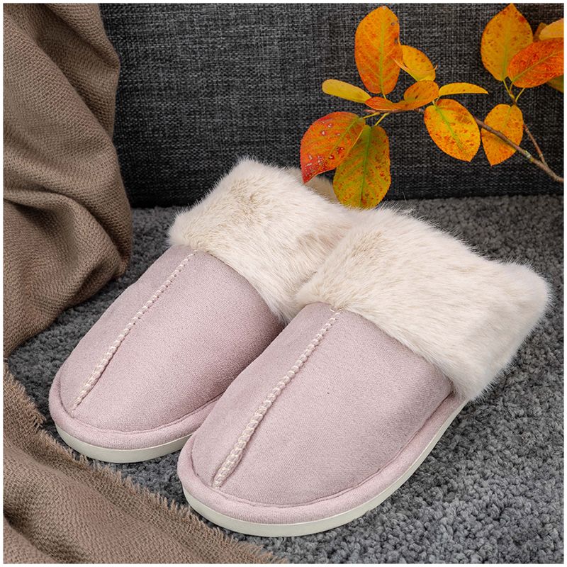 Gevoerde pantoffels (roze)