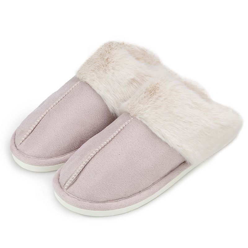 Gevoerde pantoffels (roze)