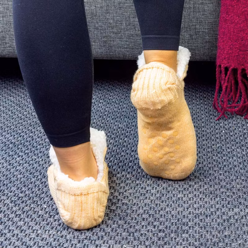Slofsokken (beige)