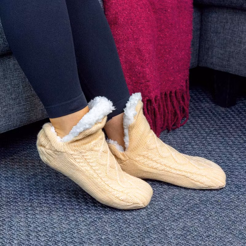 Slofsokken (beige)