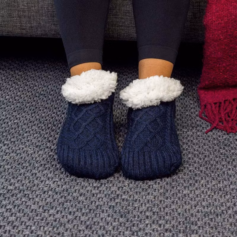 Slofsokken (blauw)