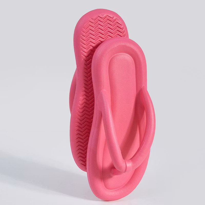 Schokabsorberende flipflops (roze)