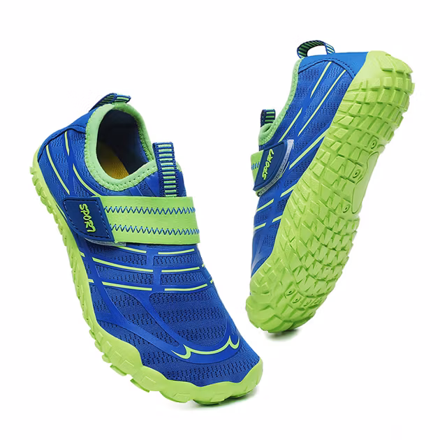 Barefoot schoenen kinderen (Geel/Blauw)