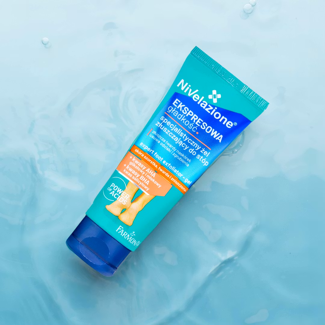 Exfolierande fotgel