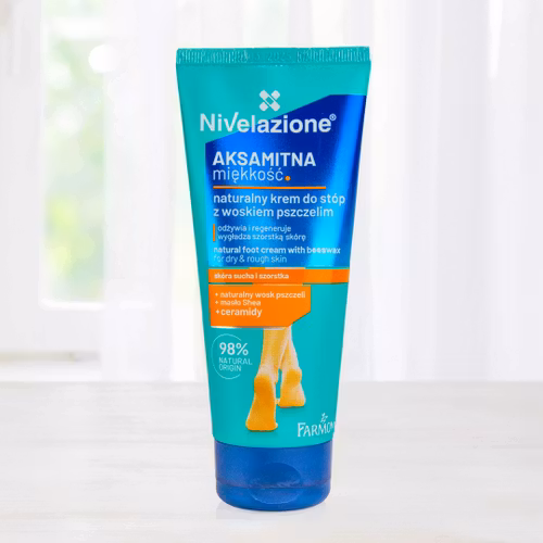 Verzachtende voetcrème met bijenwas