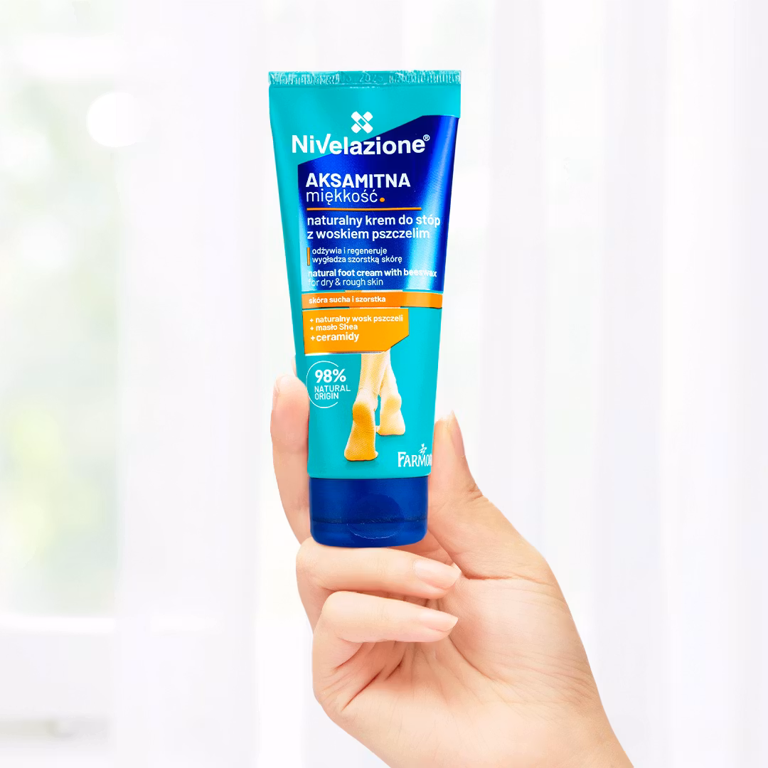 Verzachtende voetcrème met bijenwas