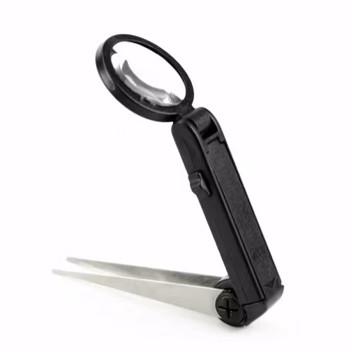 Pincet met vergrootglas