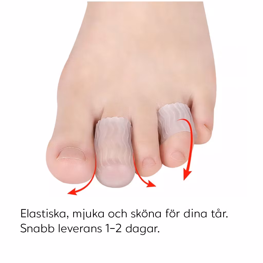 Silikonskydd för tårna
