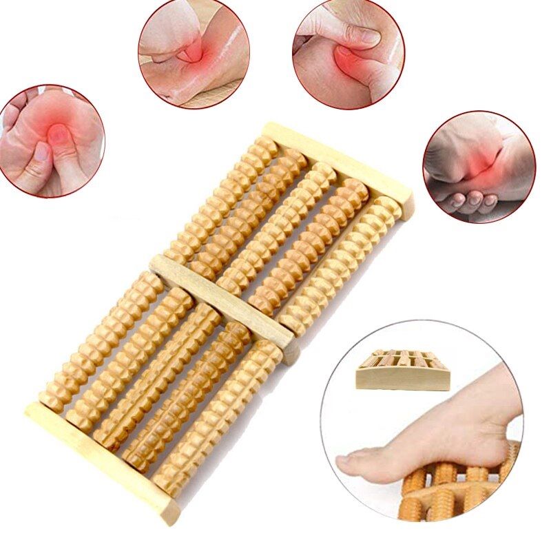 Voetmassage hout (roller)