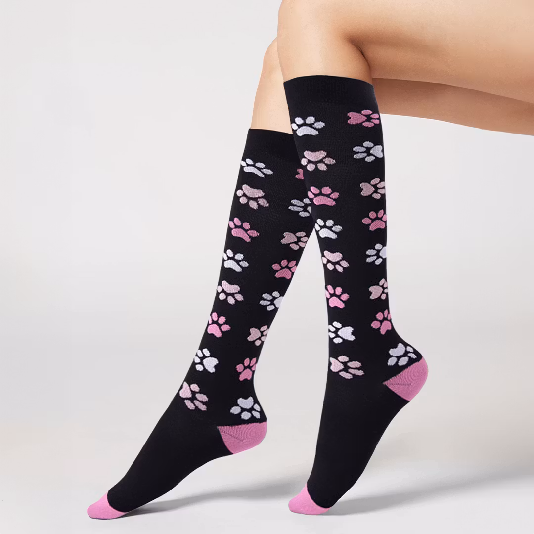 Steunkousen met pootjes