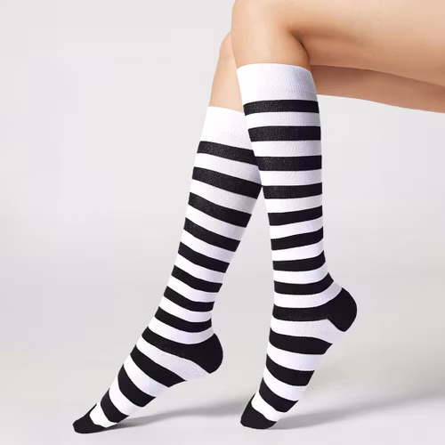 Steunkousen zwanger (gestreept)