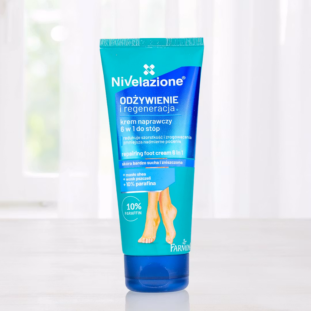 Herstellende voetcrème 6-in-1