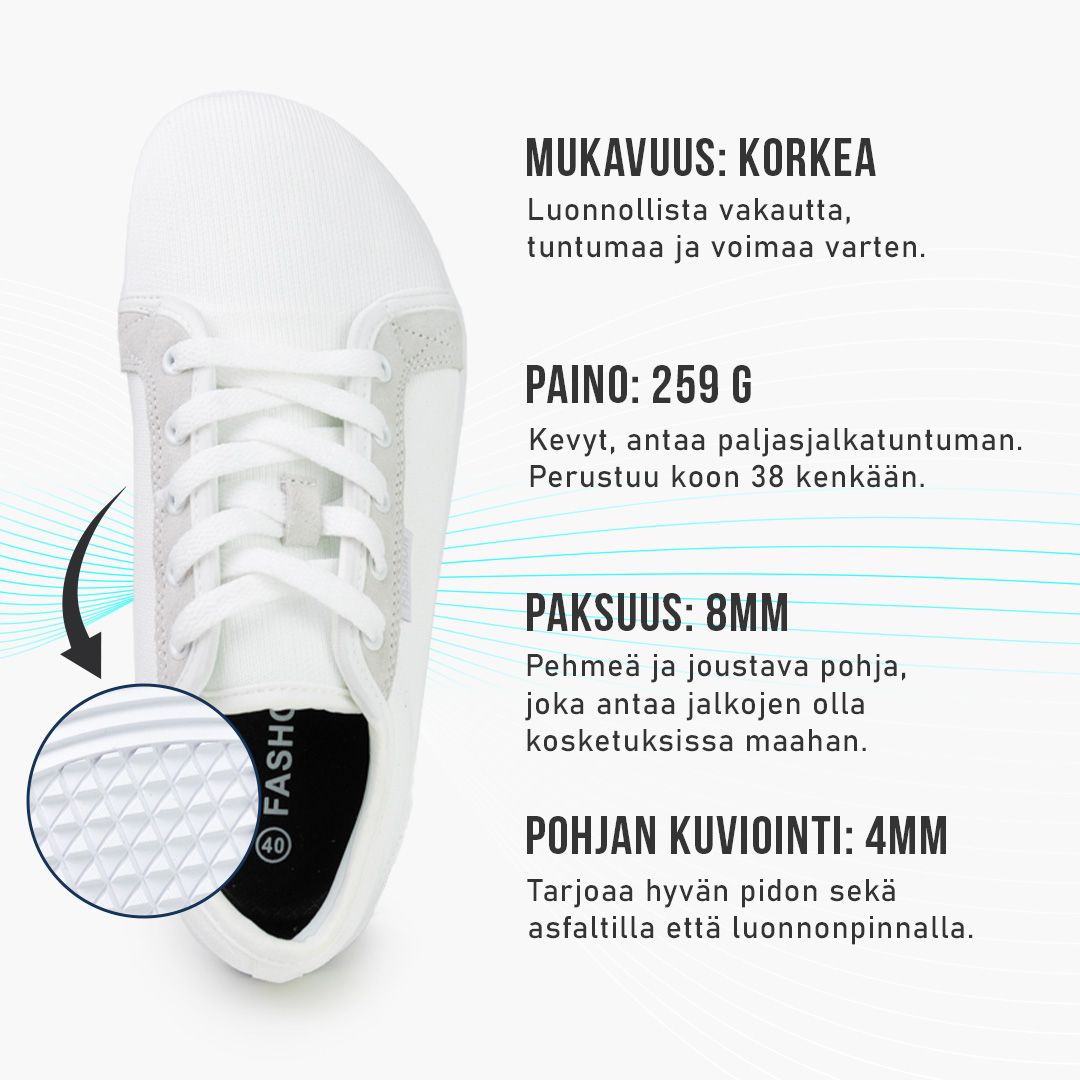 Barefoot schoenen Natural (wit)
