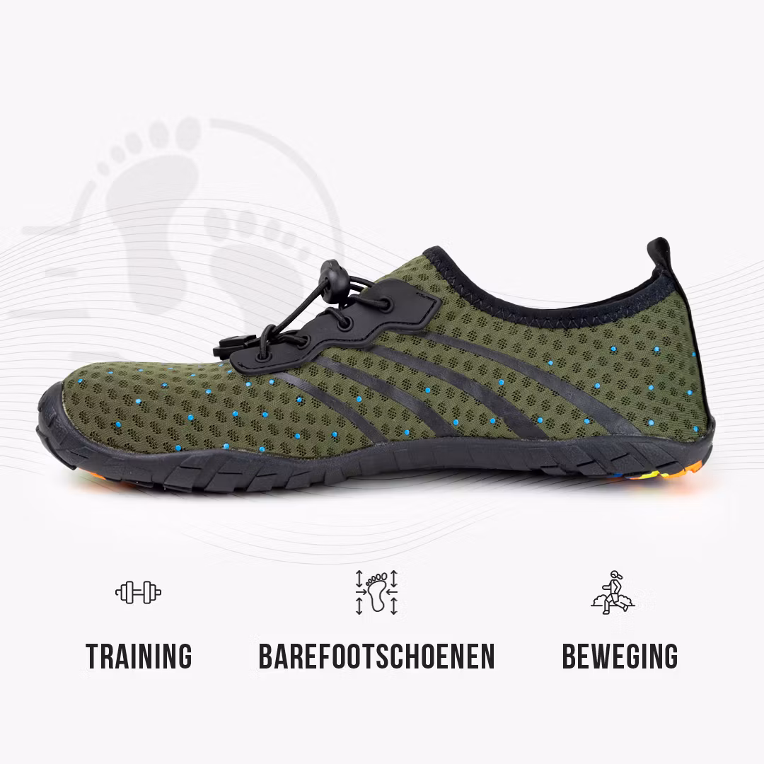 Barefoot schoenen sport (groen)