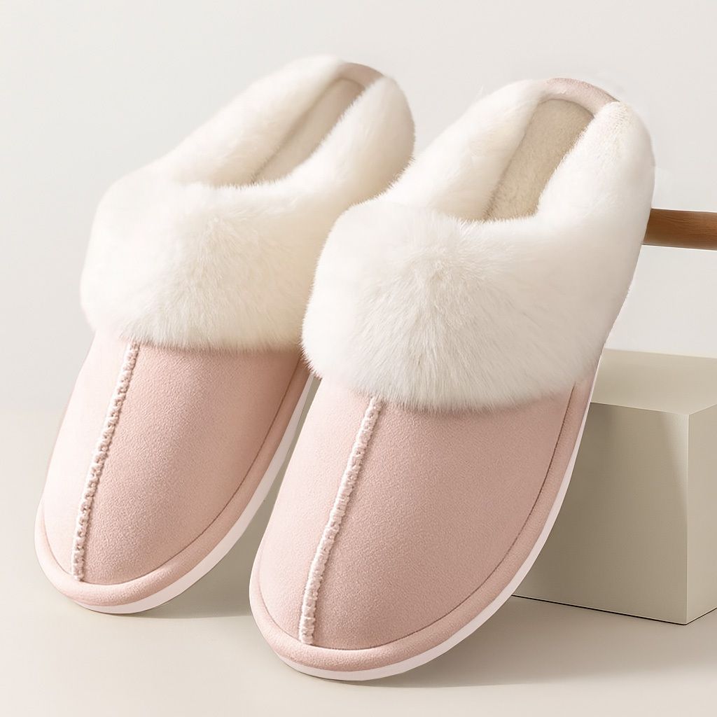 Gevoerde pantoffels (roze)