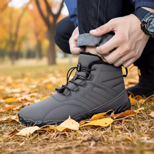 Barefoot schoenen grijs (herfst/winter)