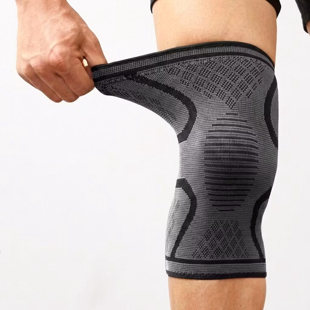 Kniesteun sport (zwart)