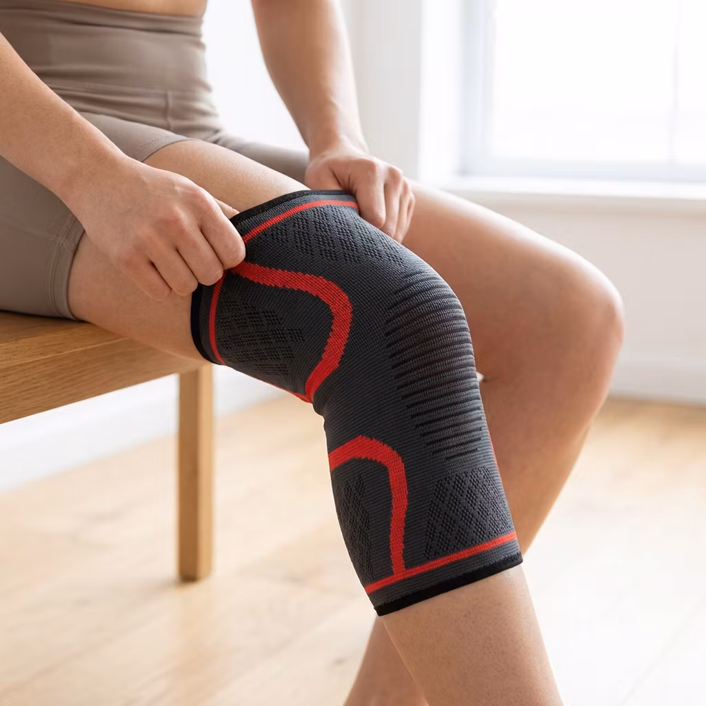 Kniesteun sport (rood)