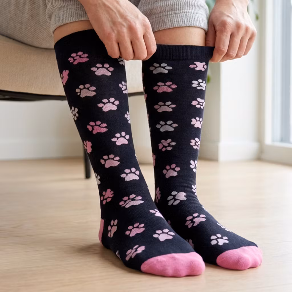 Steunkousen met pootjes