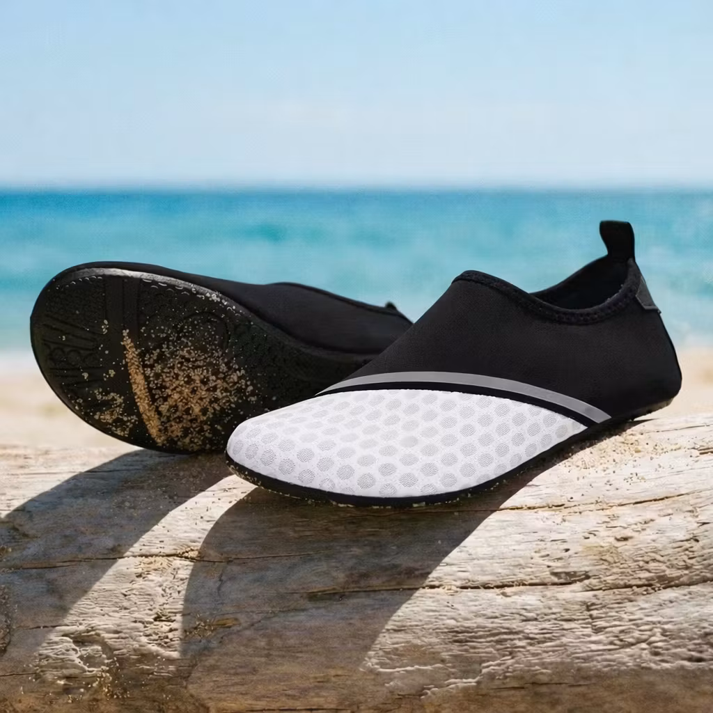 Waterschoenen active (wit/zwart)