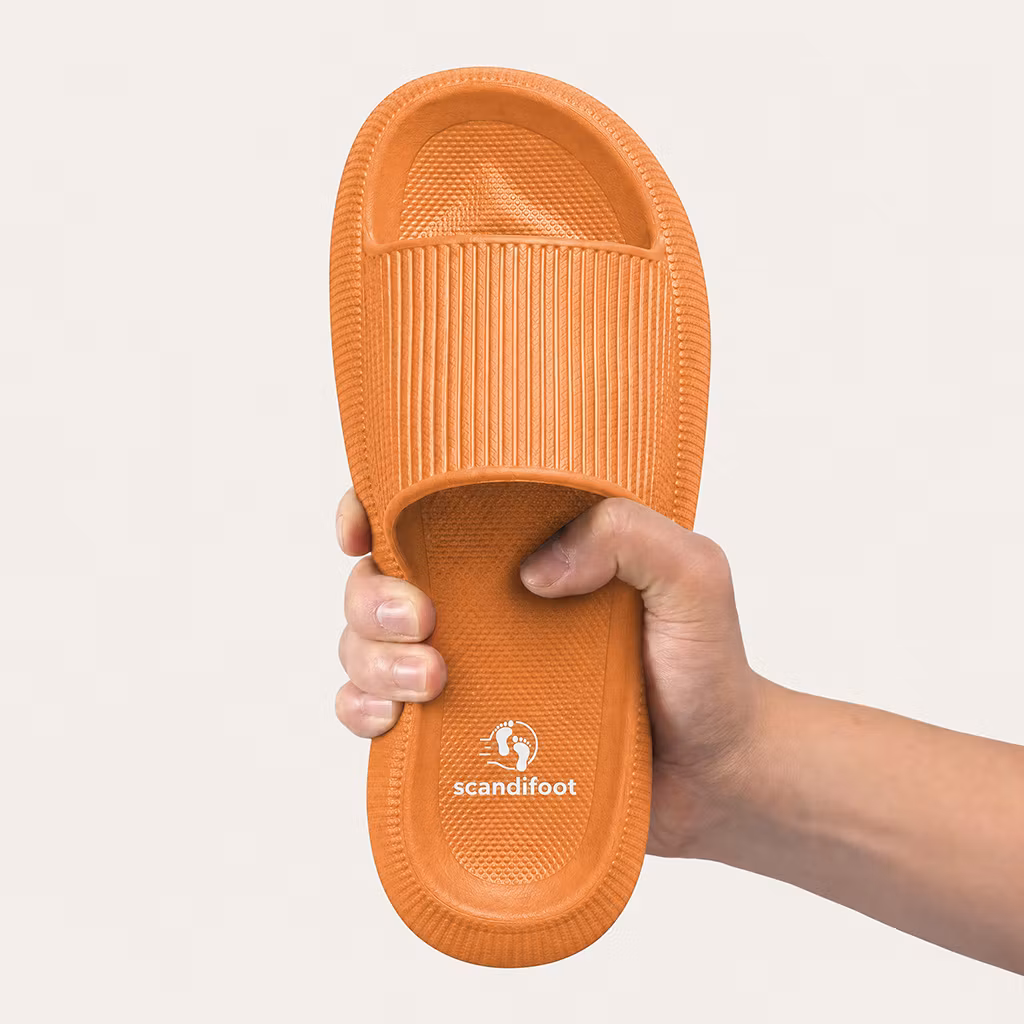 Zachte slippers (oranje)