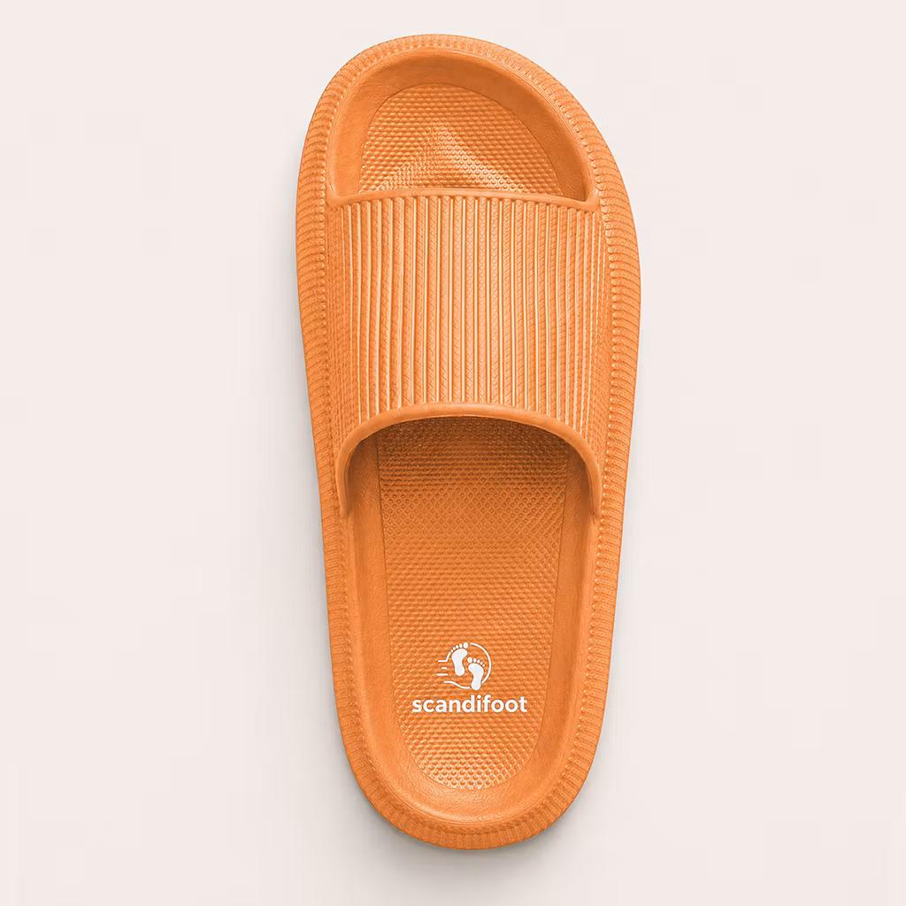 Zachte slippers (oranje)