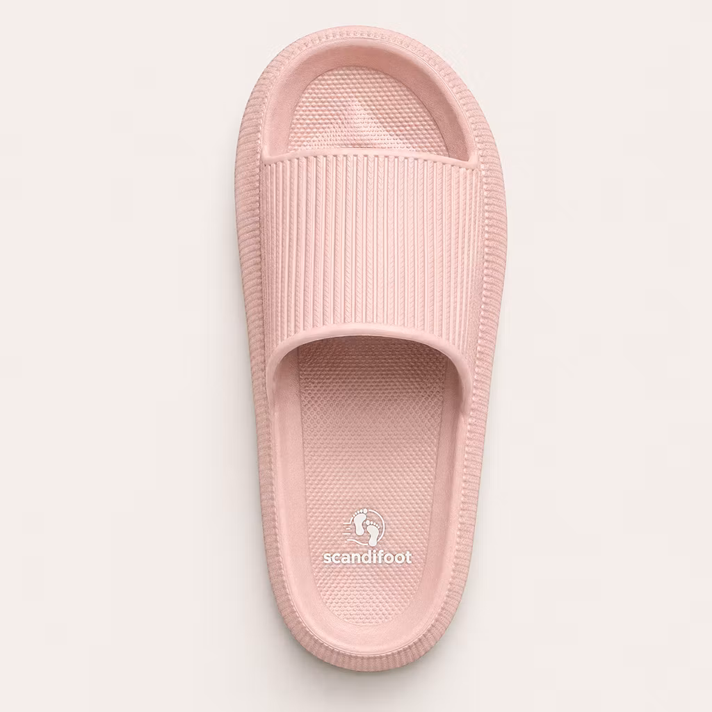 Zachte slippers (Roze)