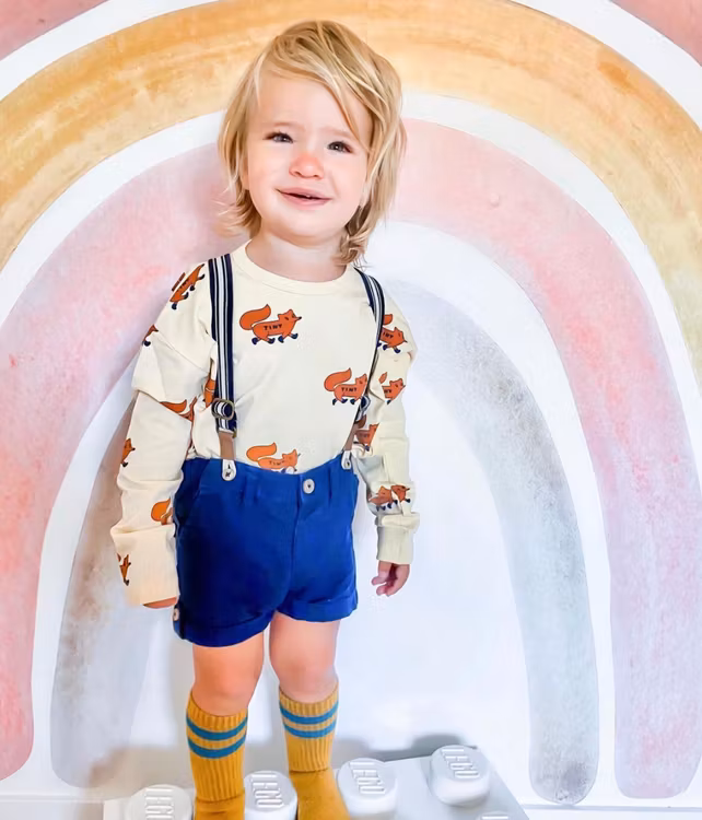 Babylove, Dusty pink rainbow, regnbue wallsticker