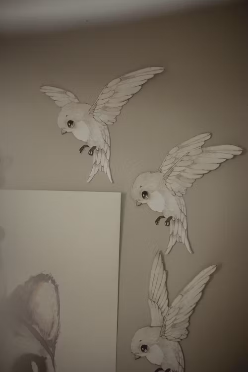 Mrs Mighetto, Wallsticker 3-pack Oh Birdie Fly!