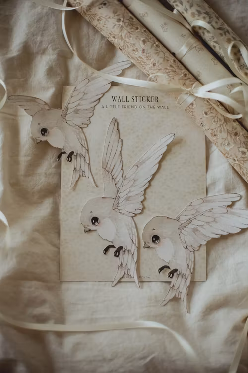 Mrs Mighetto, Wallsticker 3-pack Oh Birdie Fly!