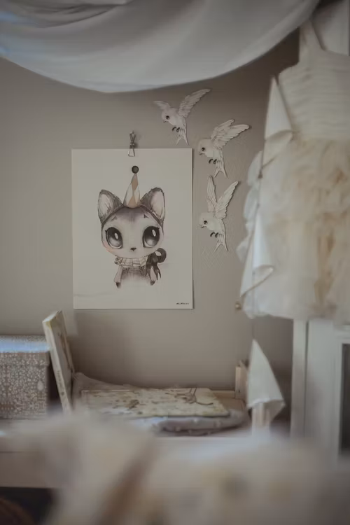 Mrs Mighetto, Wallsticker 3-pack Oh Birdie Fly!