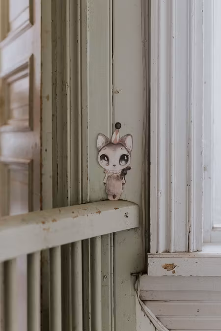 Mrs Mighetto, wallsticker Dear Meow