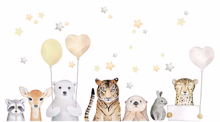 Babylove, Wallstickers Party animals