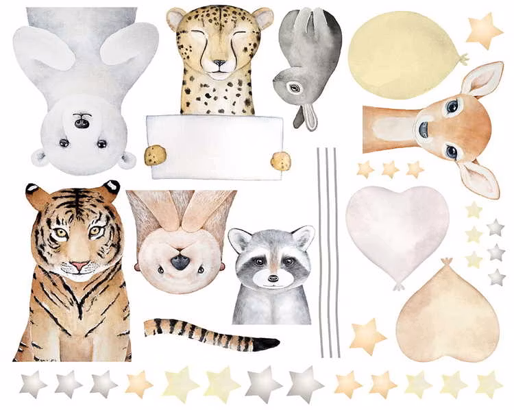 Babylove, Wallstickers Party animals