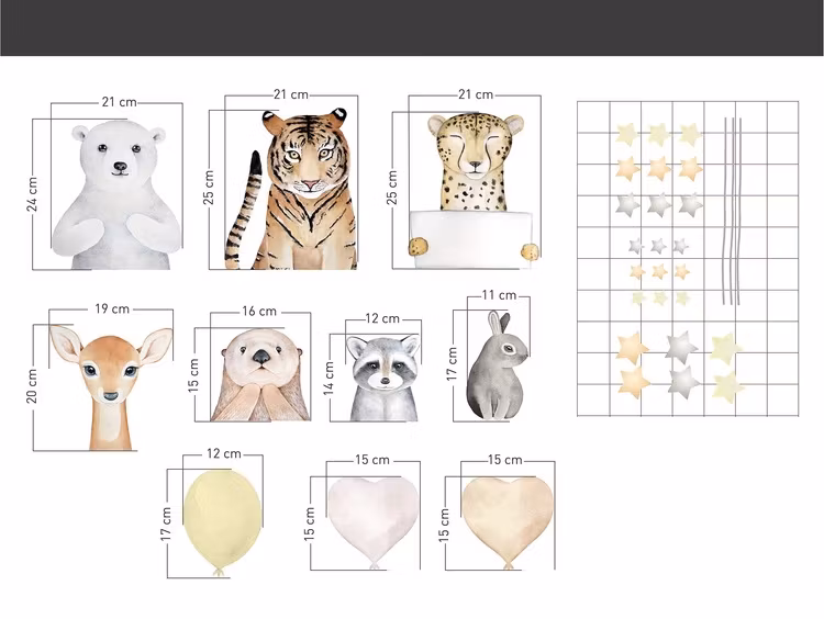 Babylove, Wallstickers Party animals