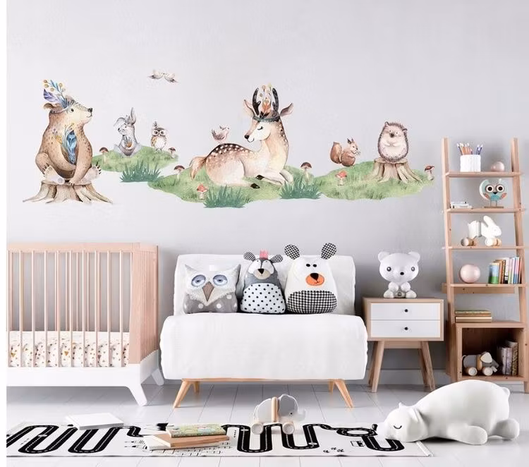 Babylove, Wallstickers, forest friends