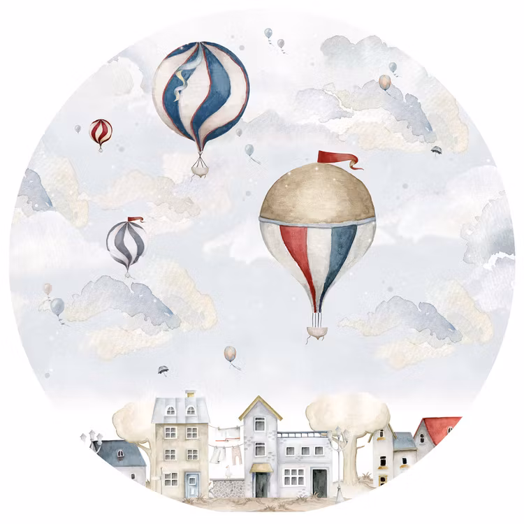 Dekornik, baloons in a circle, wallstickers til børneværelser
