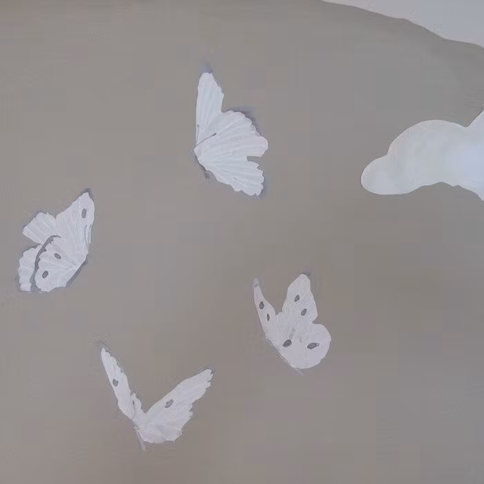 That`s Mine, White Butterflies, wallstickers